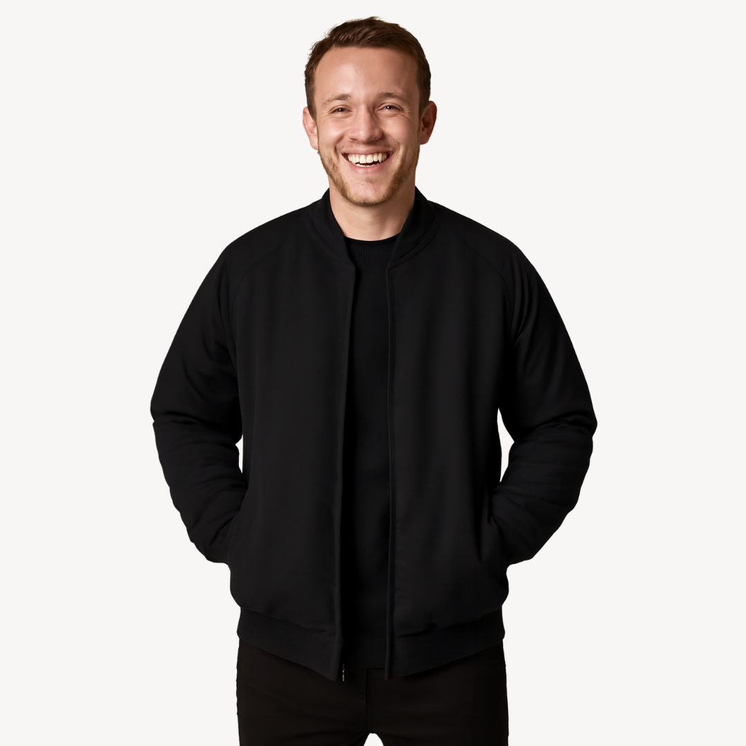 Men’s Classic Bomber Jacket – Everyday Outerwear