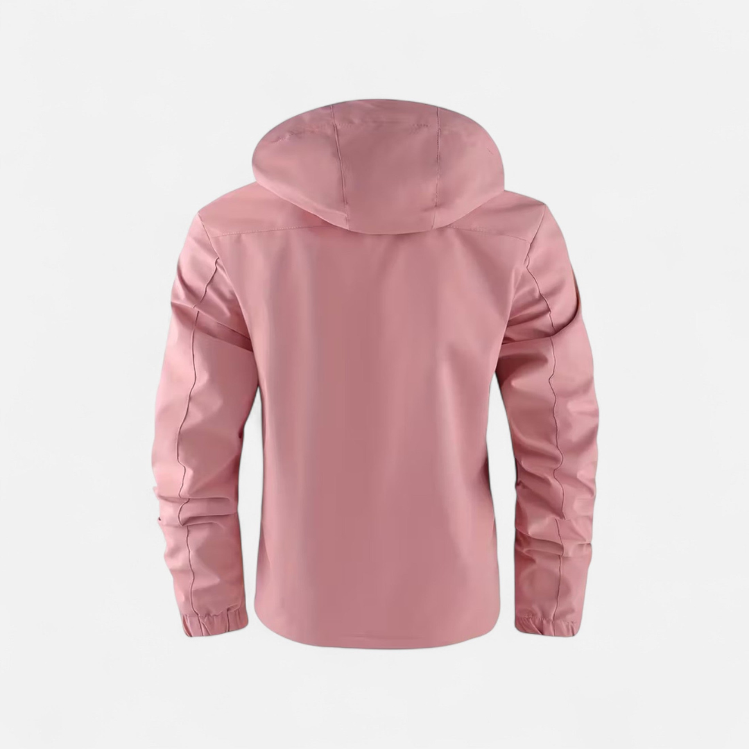 Men’s Jacket with Hood – Classic Zip-Front Layout