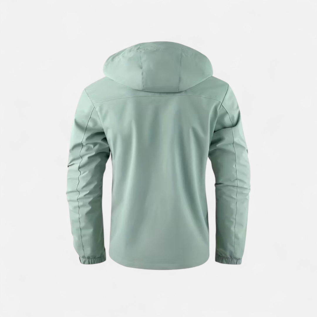 Men’s Jacket with Hood – Classic Zip-Front Layout