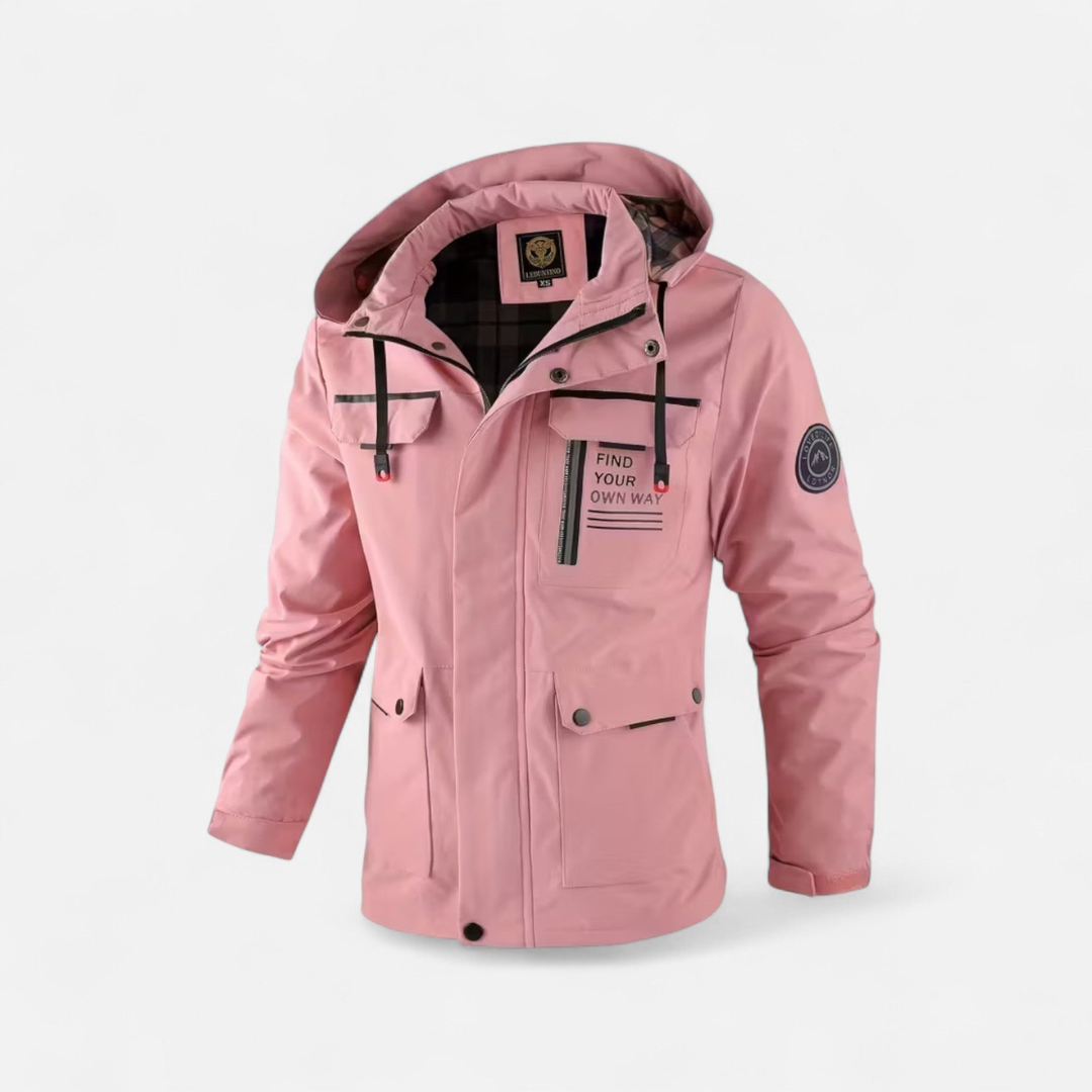 Men’s Jacket with Hood – Classic Zip-Front Layout