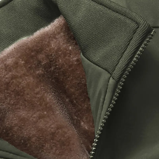 Men’s Sherpa-Lined Zip Jacket – Everyday Outerwear