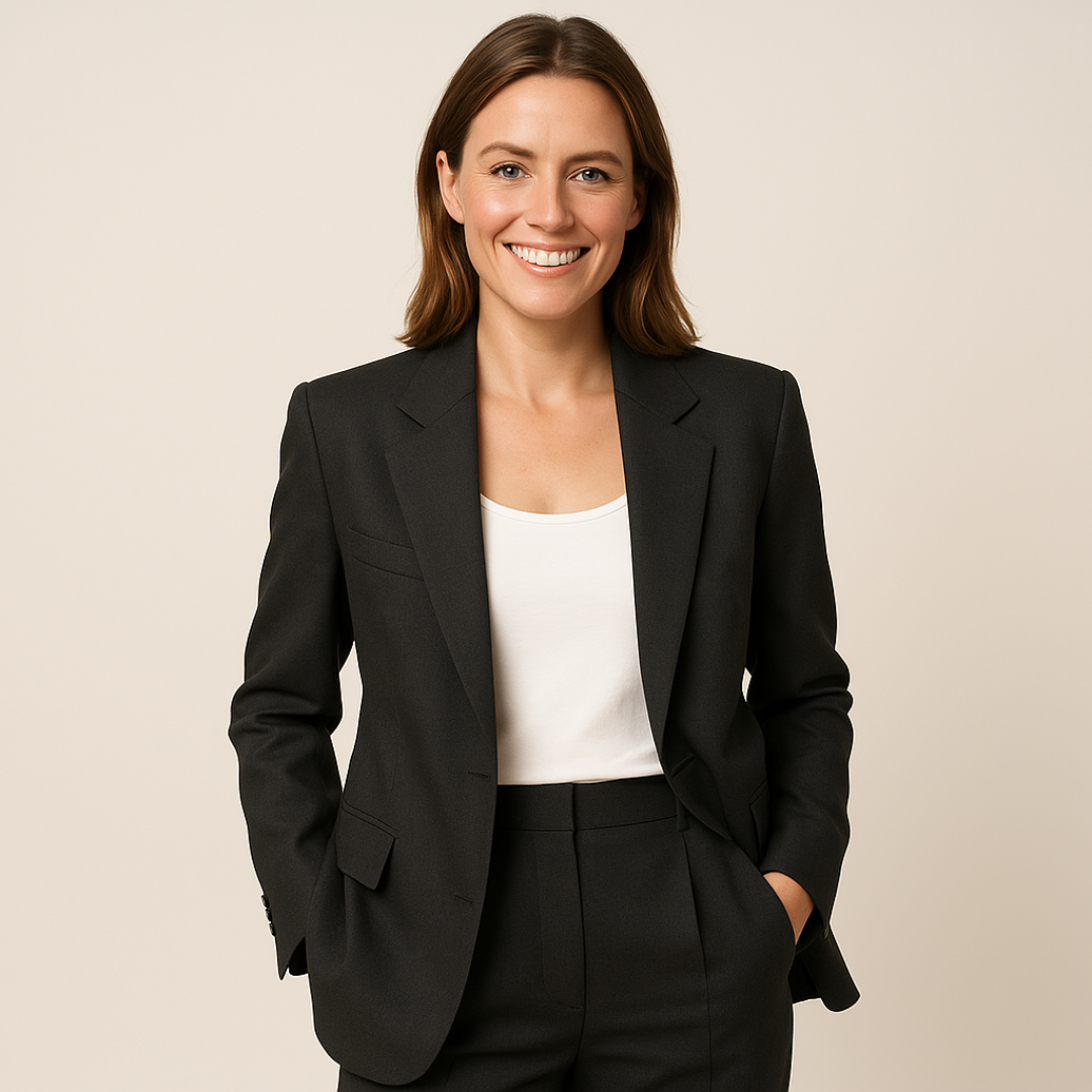 Women’s Two-Piece Business Suit – Tailored Formal Set