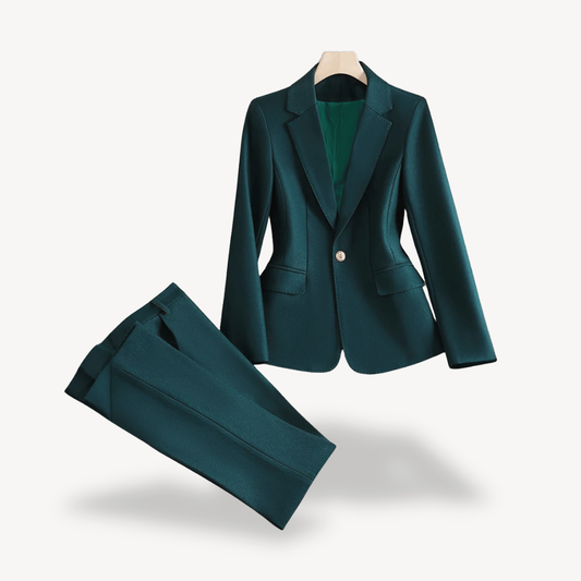 Women’s Blazer and Trousers Set – Tailored Two-Piece Suit