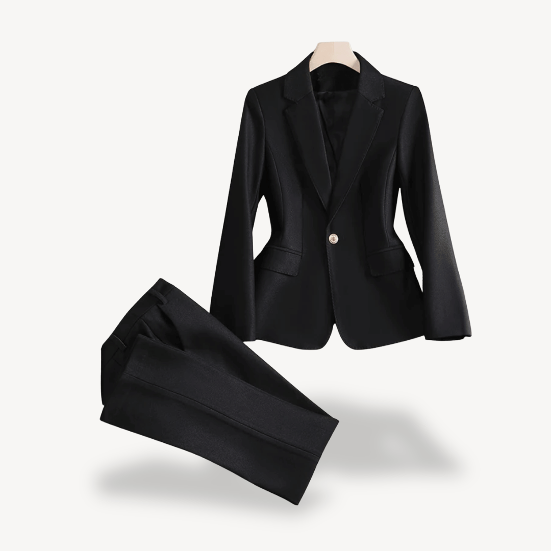 Women’s Blazer and Trousers Set – Tailored Two-Piece Suit