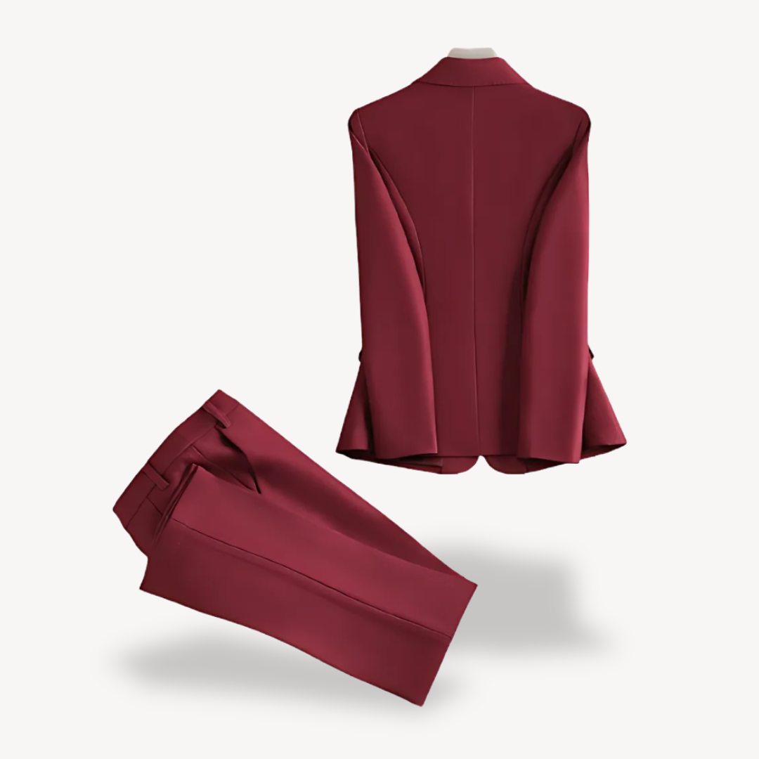 Women’s Blazer and Trousers Set – Tailored Two-Piece Suit