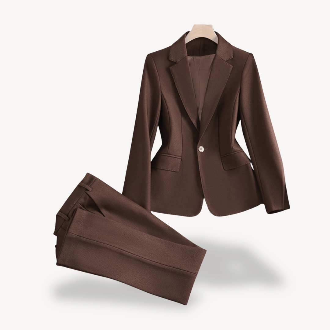Women’s Blazer and Trousers Set – Tailored Two-Piece Suit