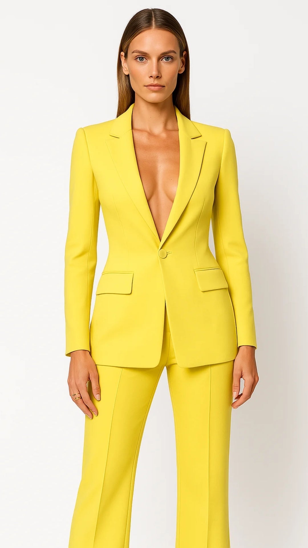Women’s Blazer and Trouser Set – Tailored Two-Piece Design