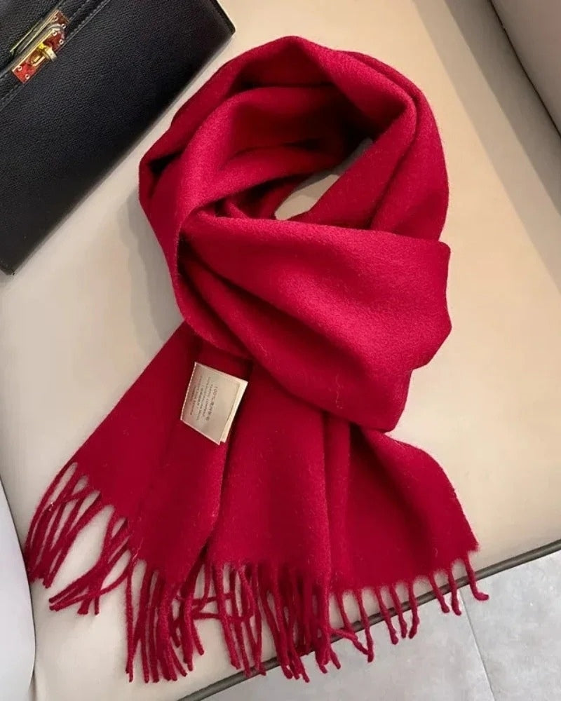 Women’s Wool Scarf – Classic 100% Wool Design