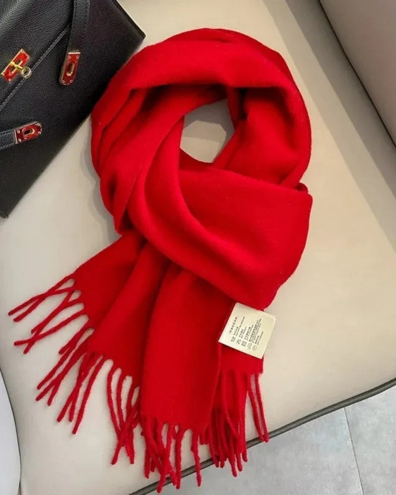 Women’s Wool Scarf – Classic 100% Wool Design