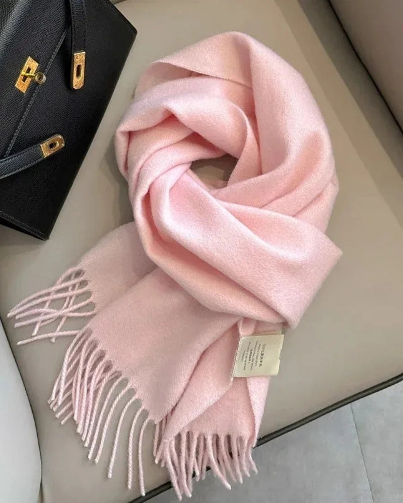 Women’s Wool Scarf – Classic 100% Wool Design