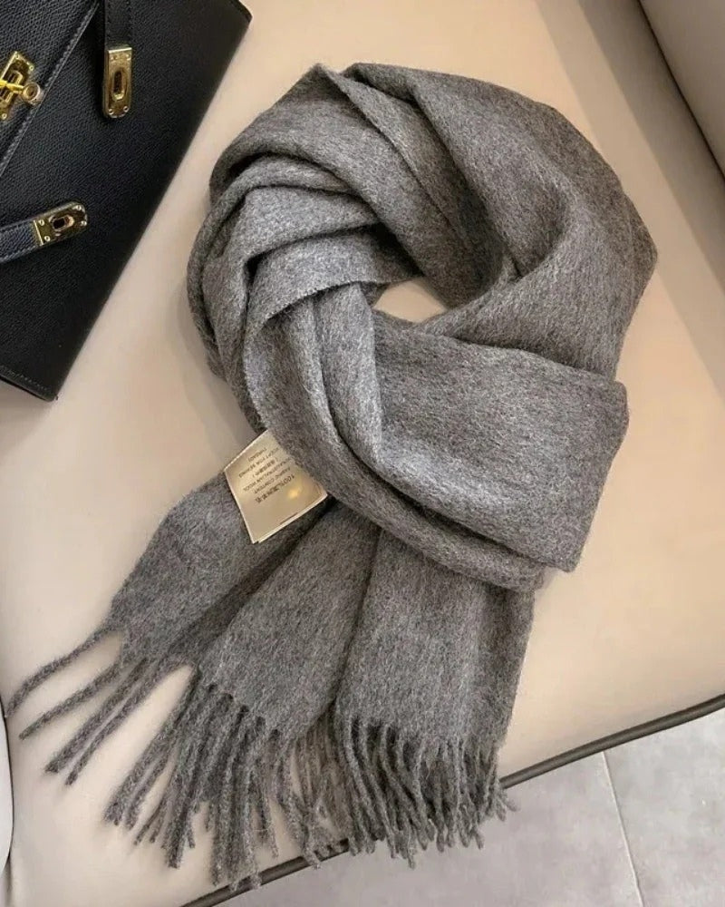 Women’s Wool Scarf – Classic 100% Wool Design