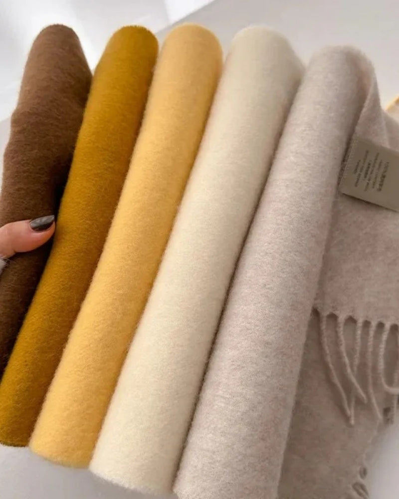 Women’s Wool Scarf – Classic 100% Wool Design