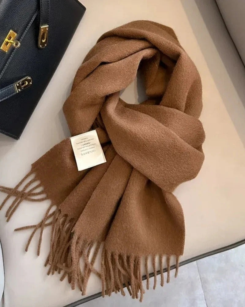 Women’s Wool Scarf – Classic 100% Wool Design