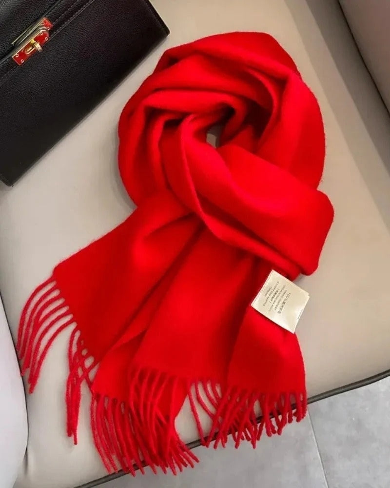 Women’s Wool Scarf – Classic 100% Wool Design